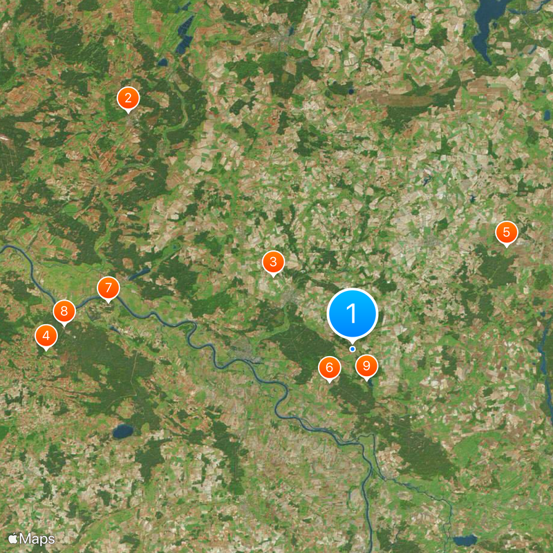 Circondario del Prignitz Mappa