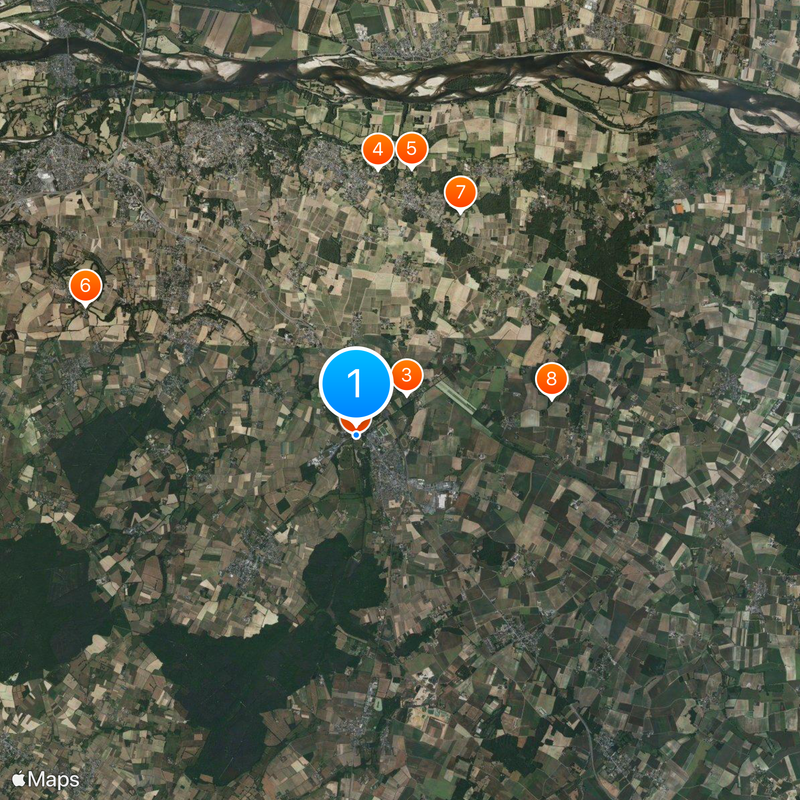 Château de Brissac Map