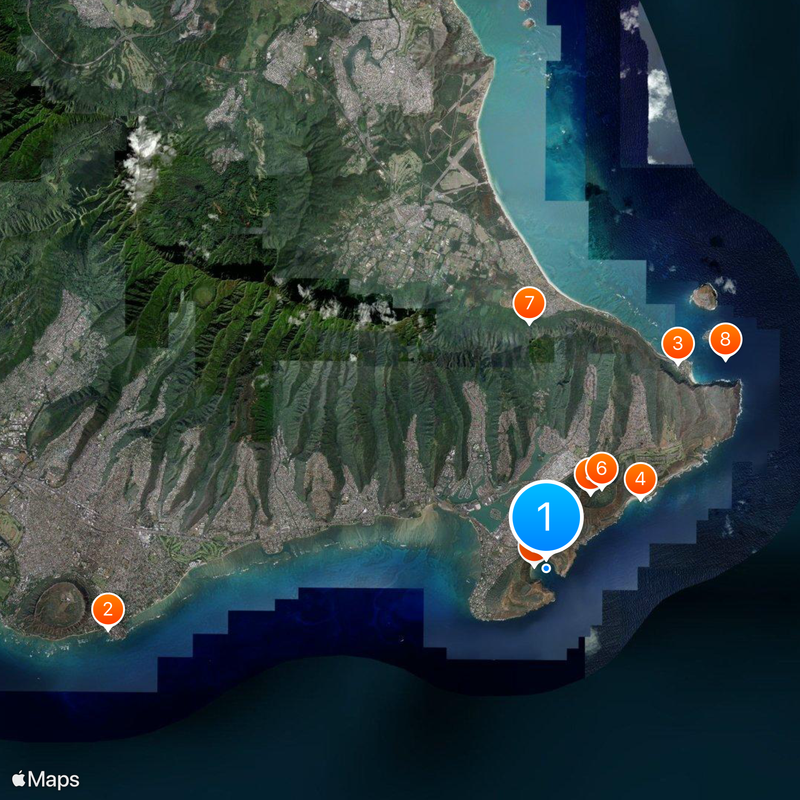 Hanauma Bay Map