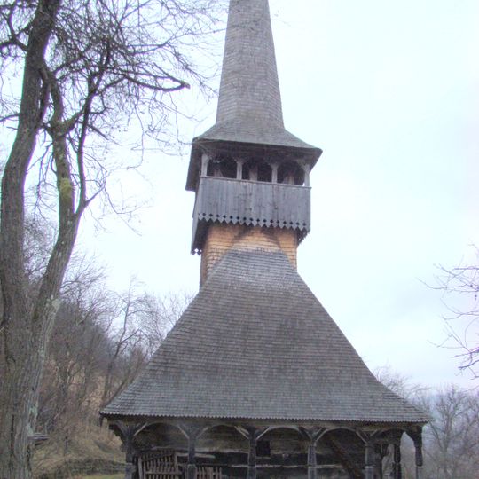 Wooden church in Voivodeni