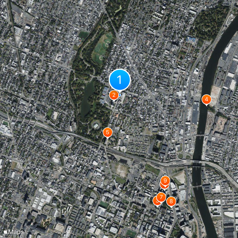 Roman Catholic Archdiocese of Newark Map
