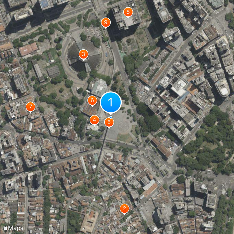 Aqueduc de Carioca Carte