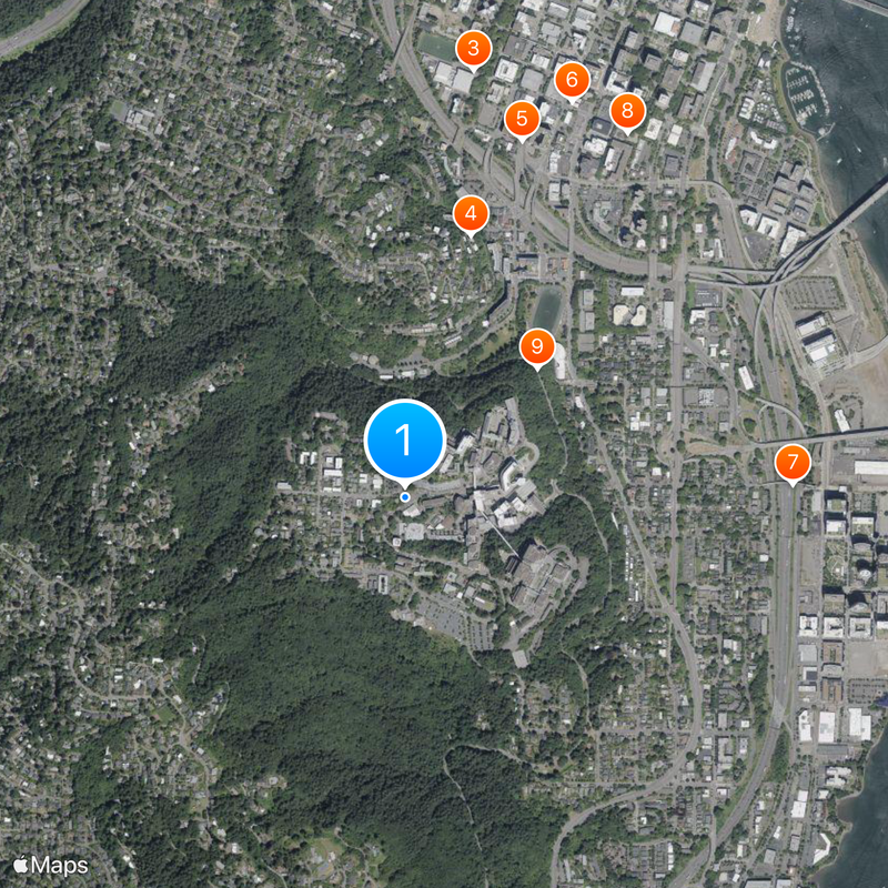 Oregon Health & Science University Map