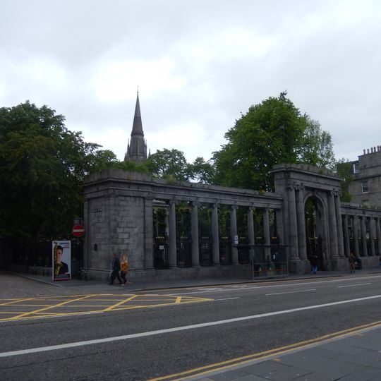 Union Street Screen Wall, West Church Of St Nicholas, Union Street, Aberdeen