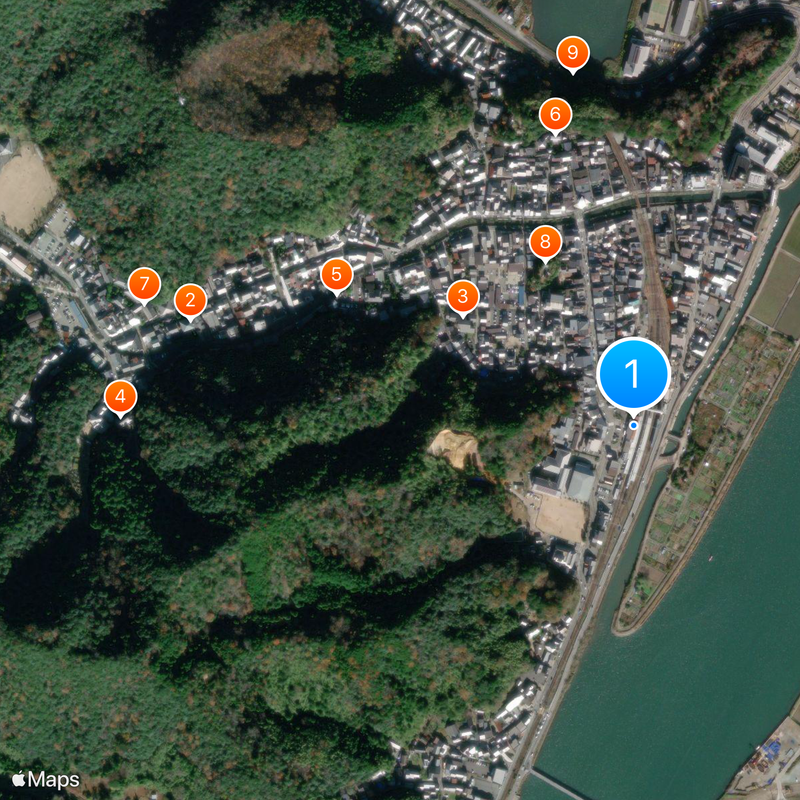 Kinosaki Onsen Station Map