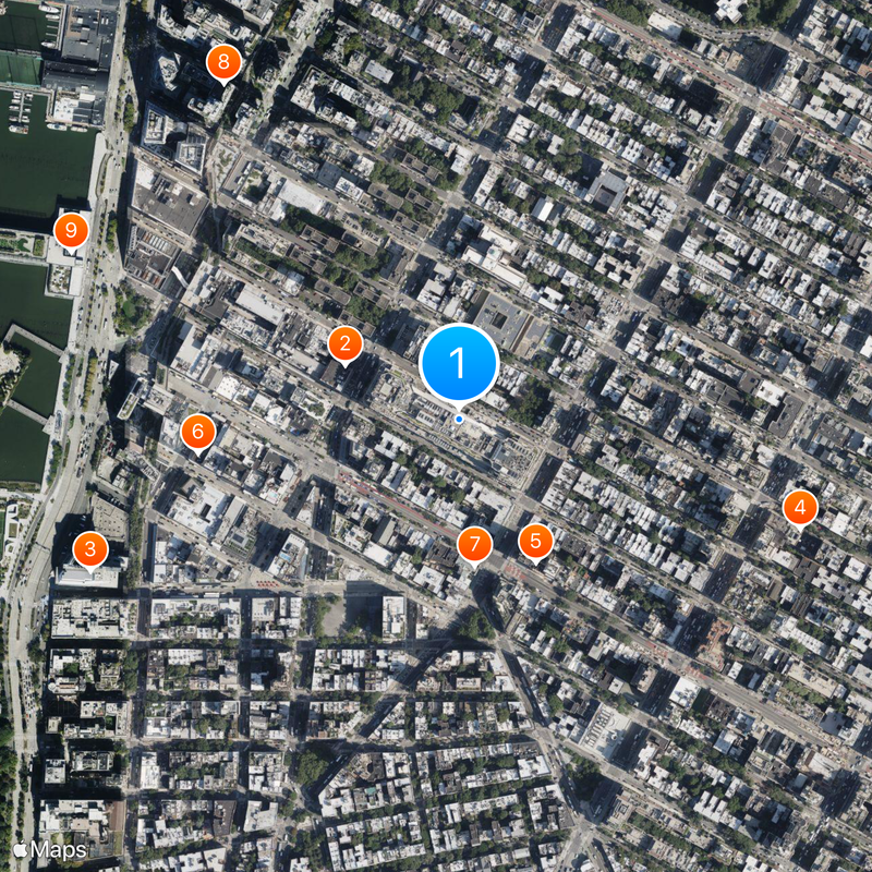 111 Eighth Avenue Map