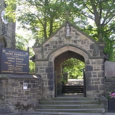 Lychgate to Church of St Oswald