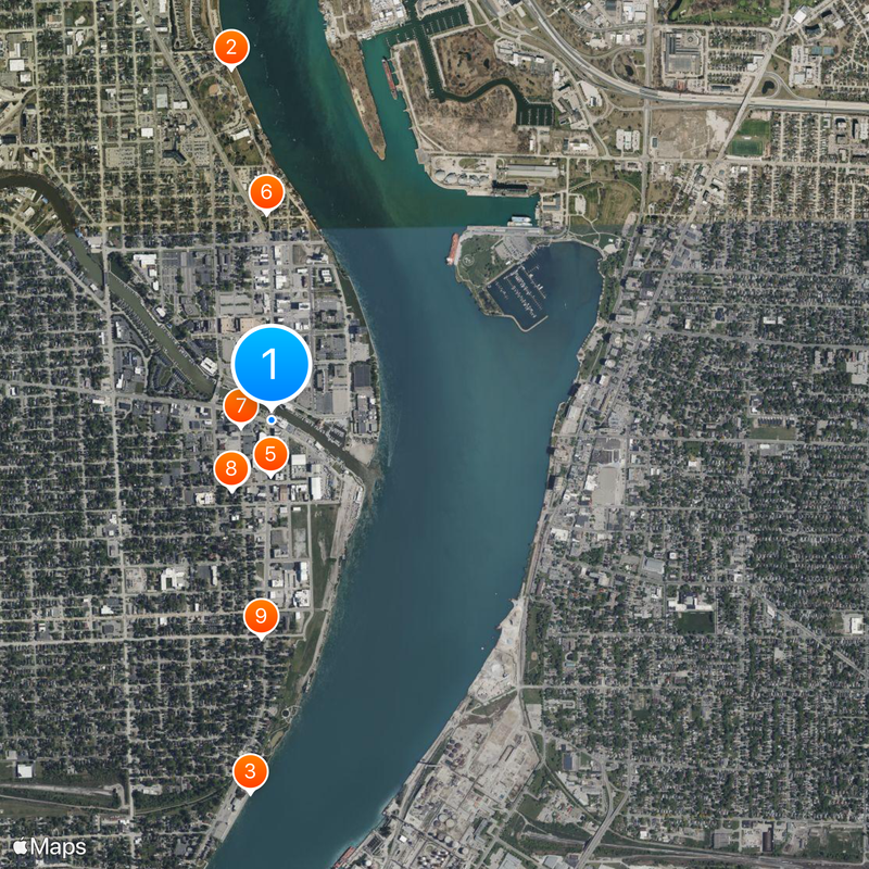Port Huron Map
