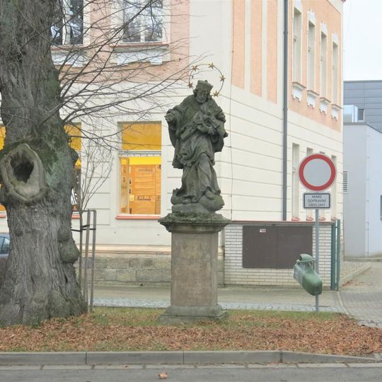 Statue of John of Nepomuk in Luštěnice