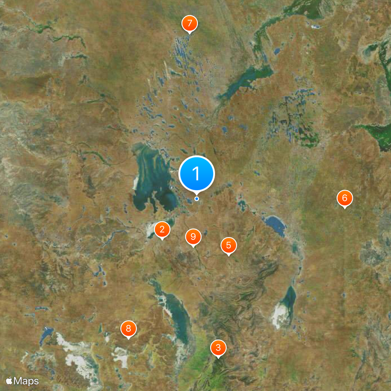 Anna Creek station Map