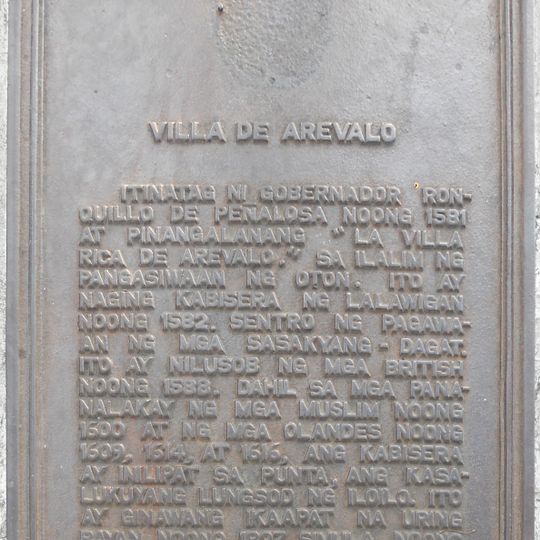 Villa de Arevalo historical marker