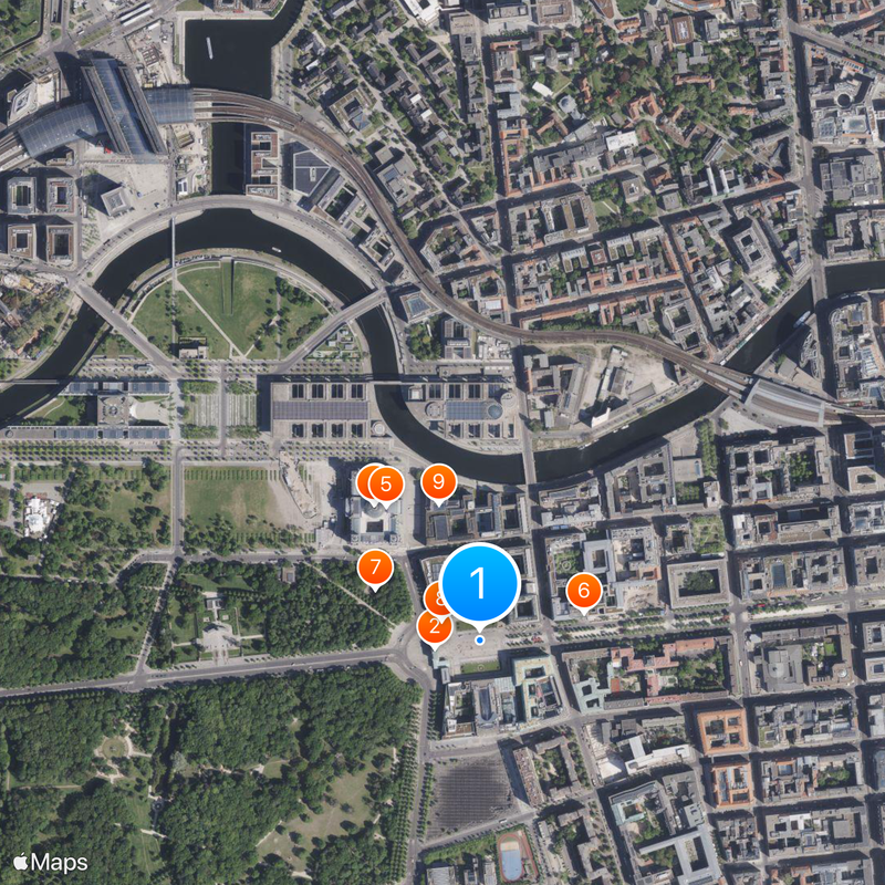 Pariser Platz Mappa