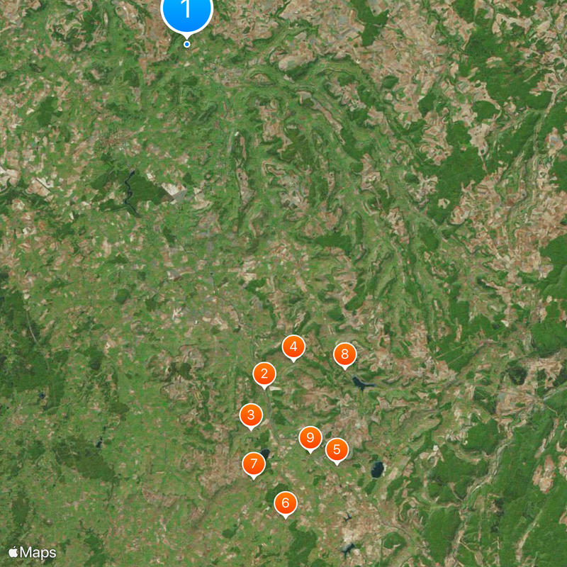 Canal de Bourgogne Mappa