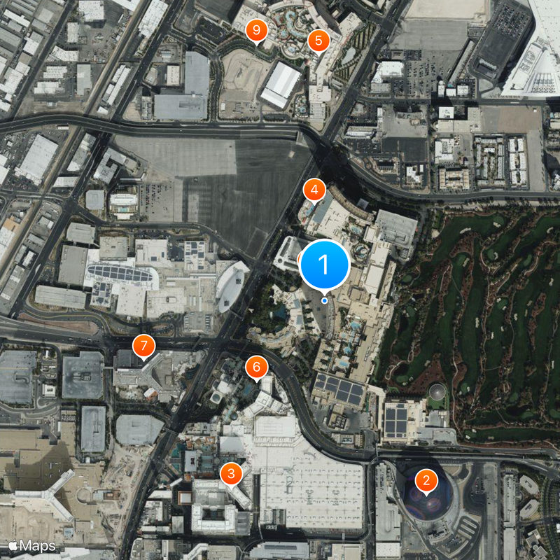Wynn Las Vegas Map