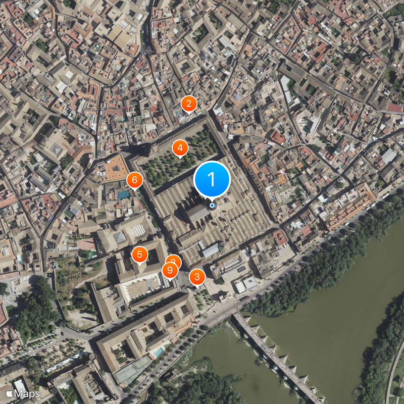 Mezquita-Catedral Karte