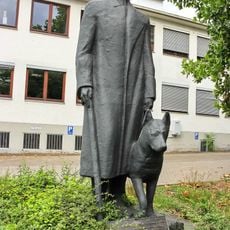Kriegsblinder mit Hund