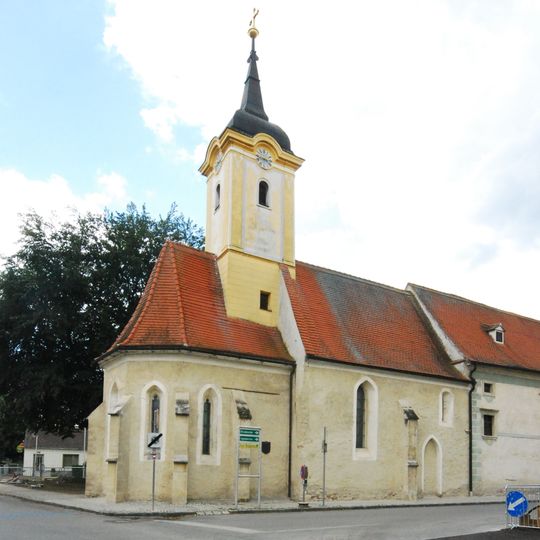Bürgerspital mit Spitalskirche hl. Jakobus d. Ä. und Stadtmauer