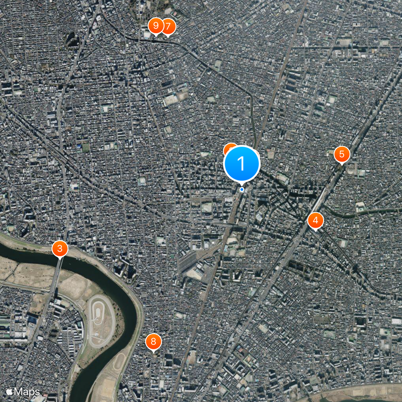 Kamata Station Map
