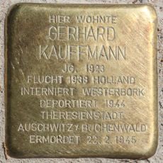 Stolperstein dedicated to Gerhard Kauffmann