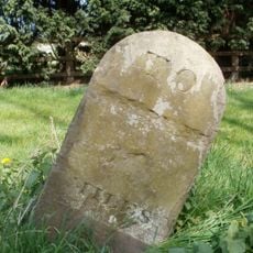Milestone, New Leaze opposite house