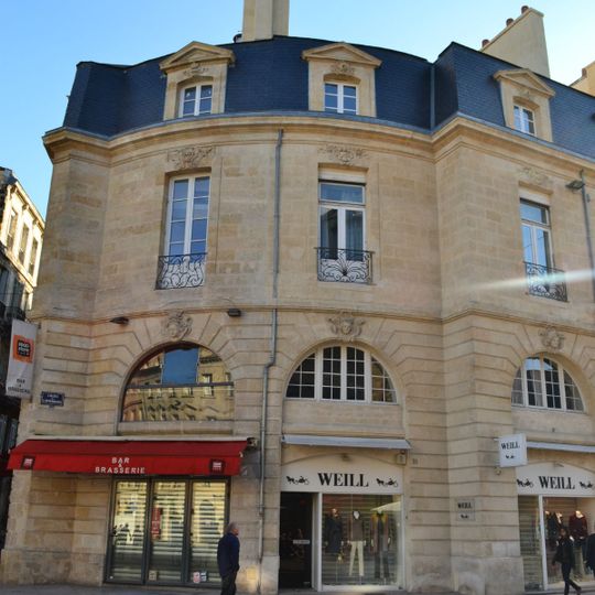 Maison, 70 cours de l'Intendance