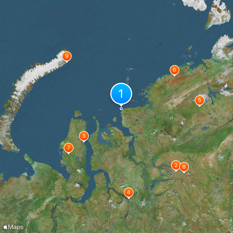 Dikson Island Map