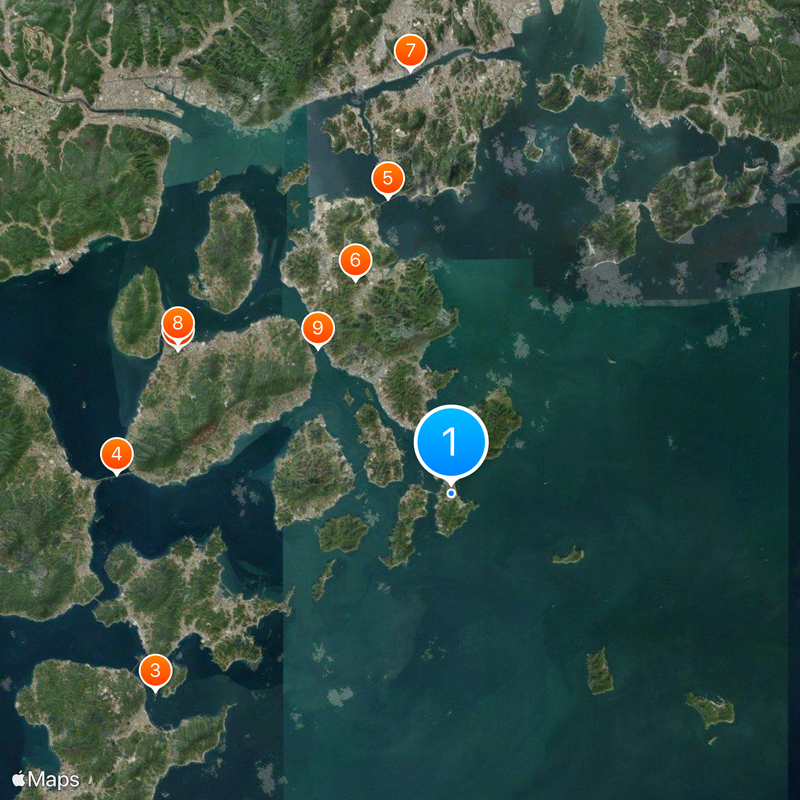 Yuge National College of Maritime Technology Map