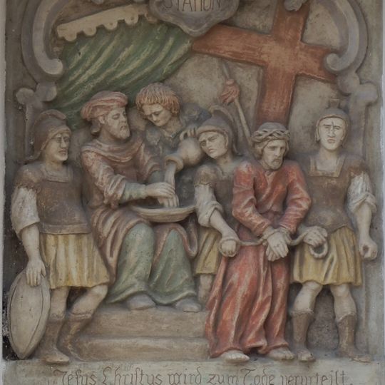 1. Station des Kreuzwegs in Stiefern