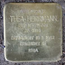 Stolperstein em memória de Thea Herrmann
