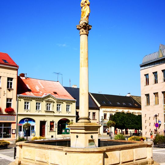 Kašna na náměstí Českého ráje v Turnově