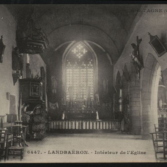 Chaire à prêcher de l'église Saint-Maudez de Landebaëron