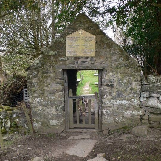 Lychgate at Llanrhychwyn Church