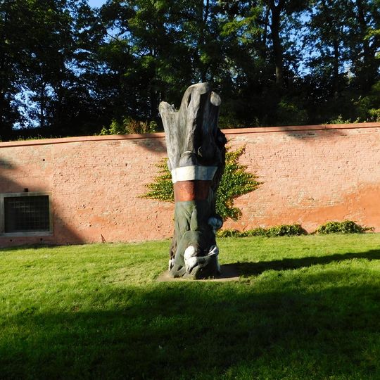 Plastika v zahradě Břevnovského kláštera