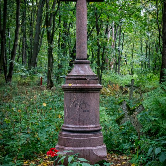 Могила Ю.Ю. Клевера , художника