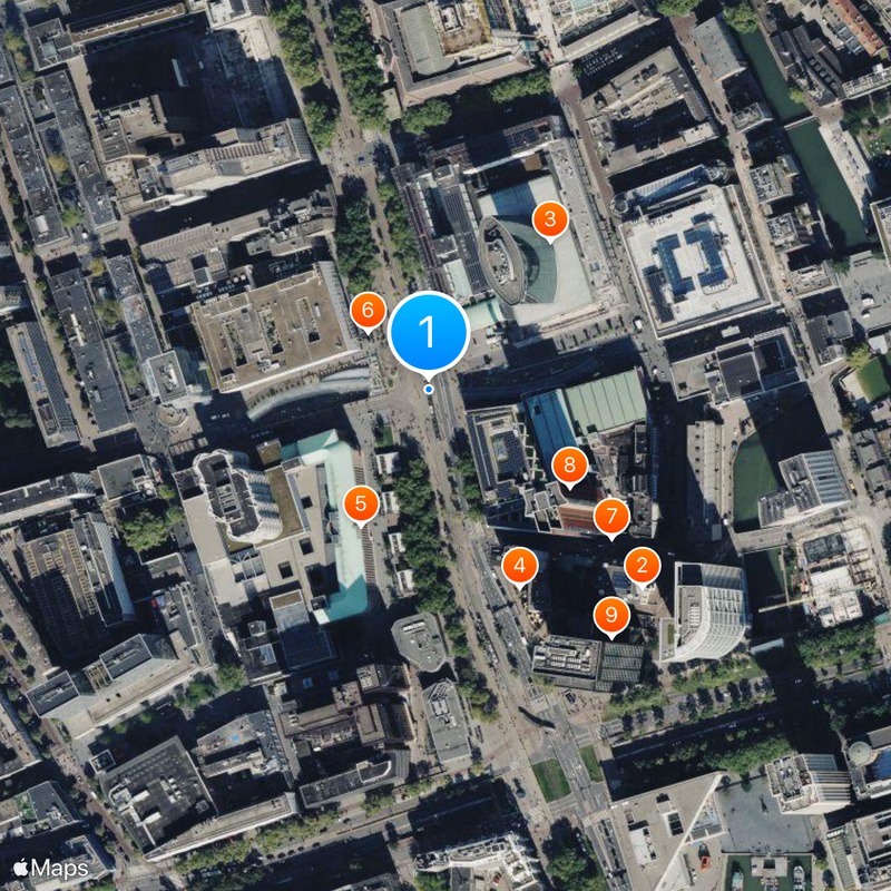 Metropolitana di Rotterdam Mappa