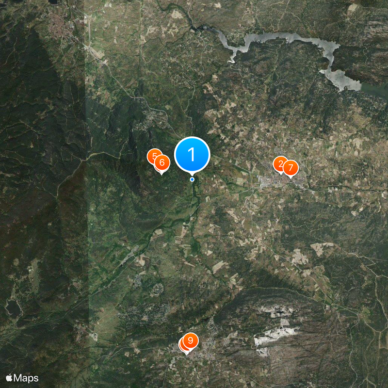 Bulls of Guisando Map