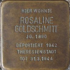 Stolperstein en memoria de Rosaline Goldschmitt