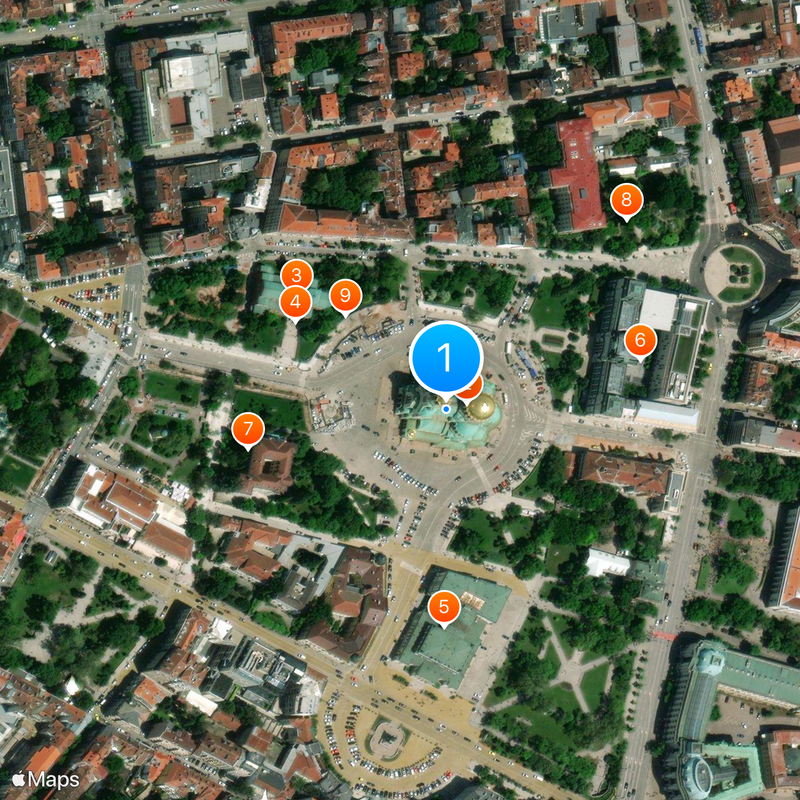 Bulgarian Orthodox Church Map