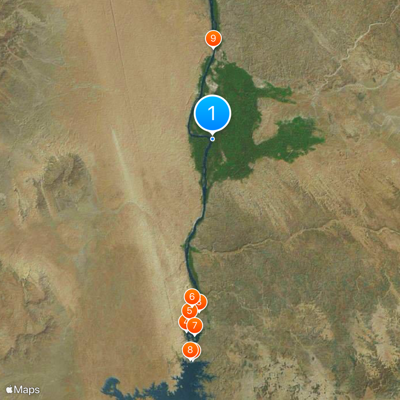 Temple of Kom Ombo Mapa