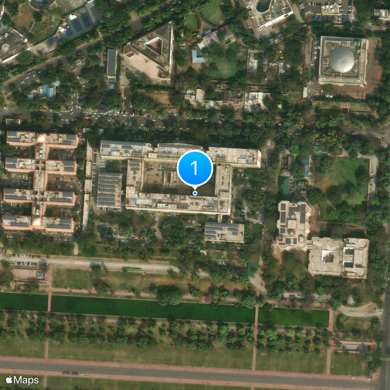 Ministry of Youth Affairs and Sports Map