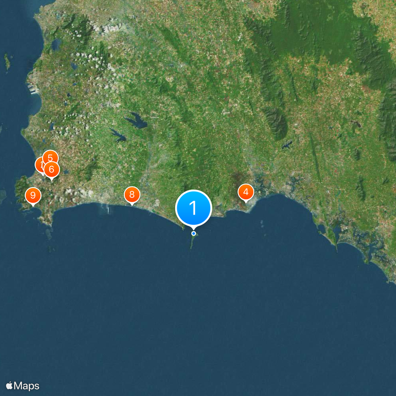 Ko Samet Map
