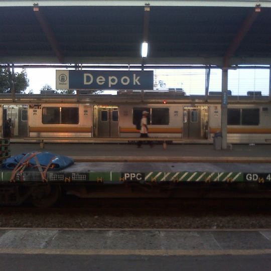Depok railway station