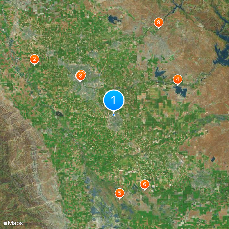 California State University, Stanislaus Map
