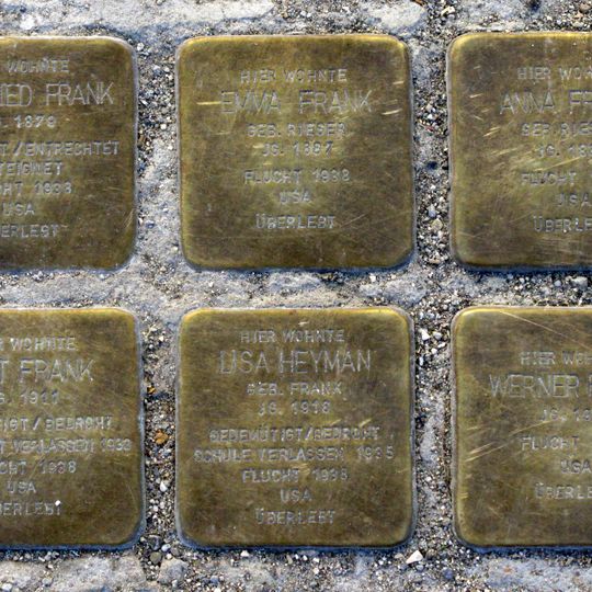 Stolperstein à la mémoire d’Emma Frank