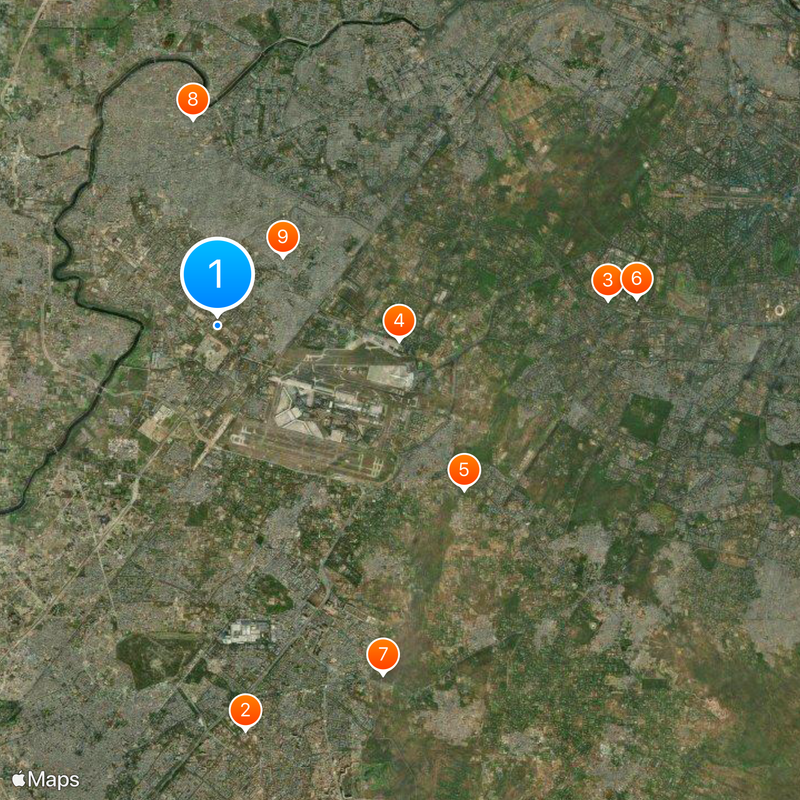 National Board of Examinations Map