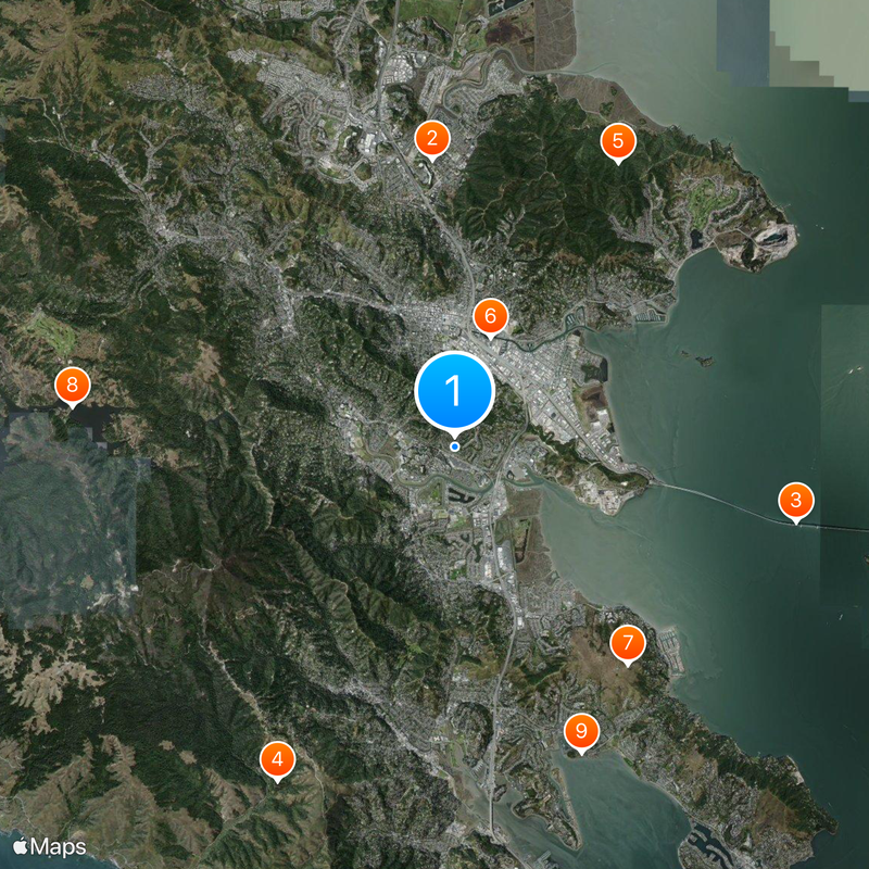 Greenbrae Map