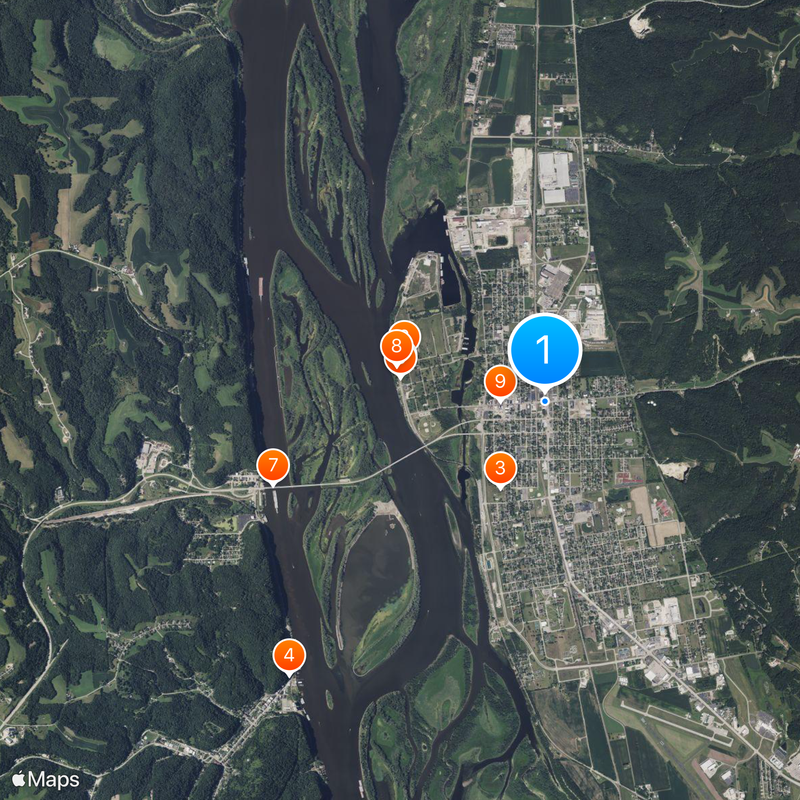Prairie du Chien Map