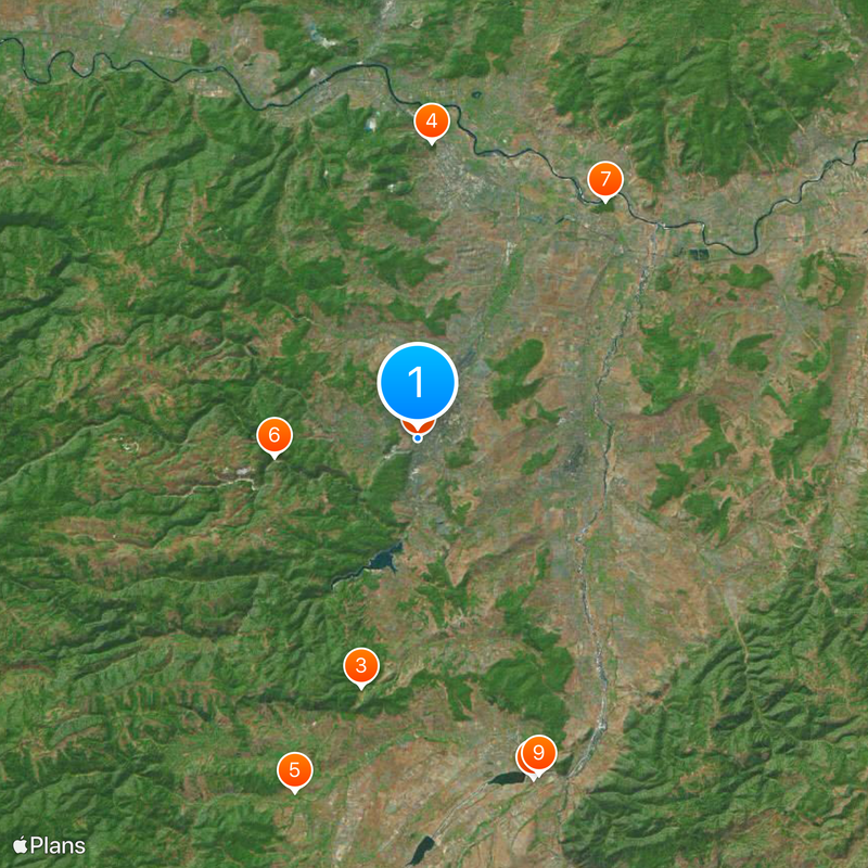 Castillo de Hunyad Mapa