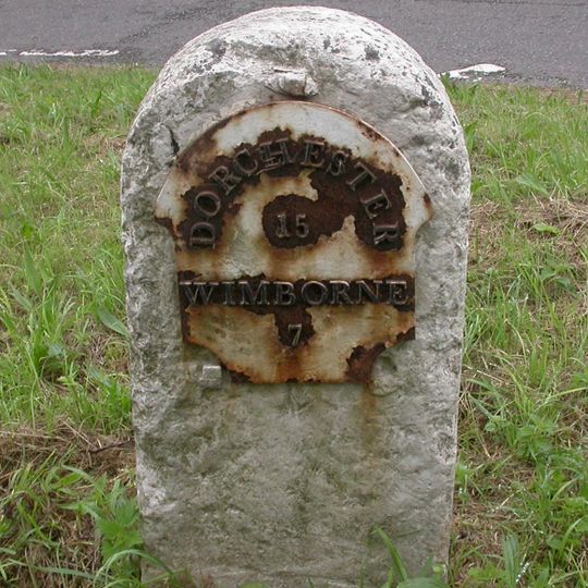 Milestone At Junction Of Road To The World's End Public House