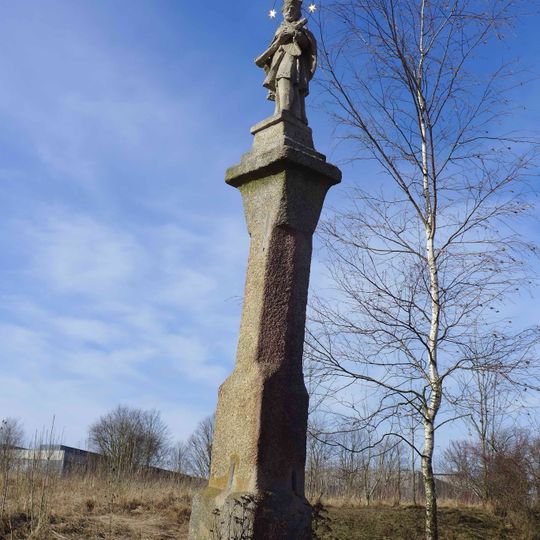 Sloup se sochou svatého Jana Nepomuckého
